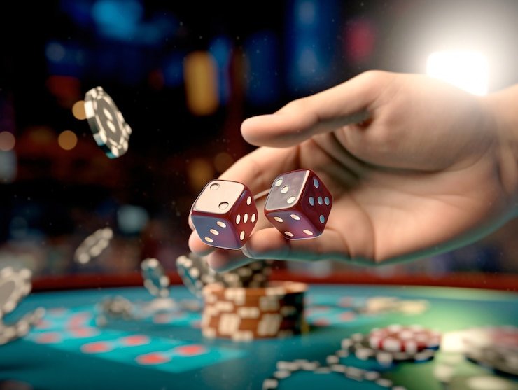 Ponsel menampilkan feed video dealer langsung baccarat dengan panel taruhan di bagian bawah